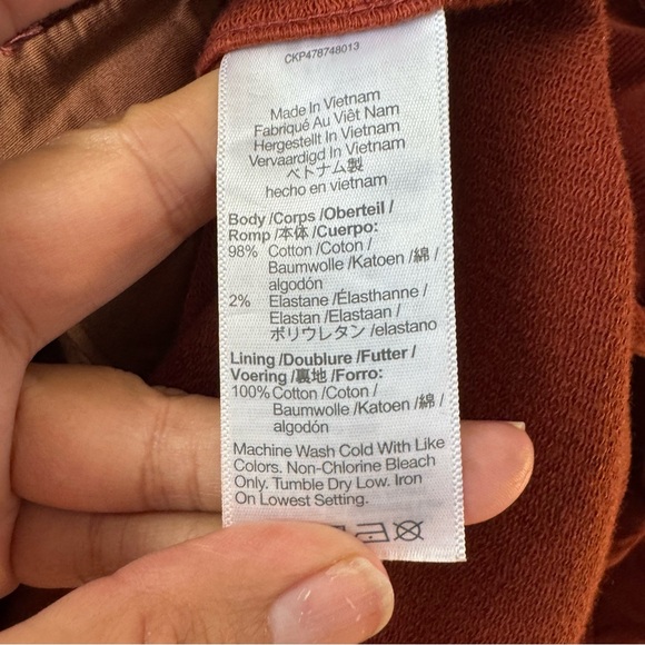 Madewell Corduroy Kentwood Oversized Shirt Jacket Shacket Size M Ground Clove - Picture 5 of 10